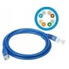 Alantec KKU5NIE1 jungiamasis laidas CAT.5E 1M, mėlynas
