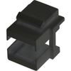 Alantec MKA-SC-C Keystone į SC simplex/LC duplex adapteris, juodas