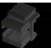 Alantec MKA-SC-C Keystone į SC simplex/LC duplex adapteris, juodas