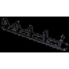 Alantec PK011 Kabelių organizatorius 1U 19" su įvorėmis