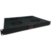 Alantec SA-F-1U-4-T-C Vėdinimo plokštė 19" 1U, 4 ventiliatoriai, termostatas, juoda