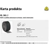 Alexander KLINGSPOR ROLKA NA PODŁOŻU PŁÓCIENNYM KL381J 200mm gr. 24 (30mb)