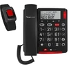 amplicomms BIGTel 50 Alarm plus, didelio mygtuko telefonas Tamsiai pilkas