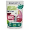 ANIMAL ISLAND Everyday jautiena pulled fillets in broth - wet cat food - 85g