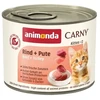 Animoda Drėgnas Kačių Maistas - Animonda Carny Katinėlis Jautiena Ir Kalakutiena 200 g