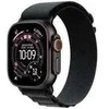 Išmanusis laikrodis Apple „Watch Ultra 3“ GPS + Cellular, 49 mm, juodas titano korpusas su juodu titano Milano dirželiu – vidutinio dydžio