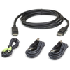 Aten Kabeliai ATEN 2L-7D03UDPX4 Rinkinys Saugūs KVM Kabeliai USB DisplayPort 3 m