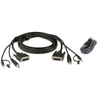 Kabelis Aten ATEN 2L-7D03UDX4 USB DVI-D Dual Link Secure KVM Kabelis Set