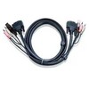 Kabelis USB Aten DVI-I/USB, Audio - 3 m 2L-7D03UI