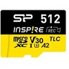 „Silicon Power Micro SDXC Power Inspire“ 512 GB V30 TLC 170/150 MB/s