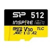 Atminties kortelė Silicon Power Inspire | 512 GB | Micro SDXC | Flash atminties klasė C10, UHS-I U3, V30