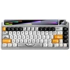 Klaviatūra Aula Leobog gasket AMG65 Baltas LightFeather switch RGB
