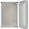 AWB382813 ABS korpusas 380x280x130, atsparus vandeniui su plastikiniais varžtais ir montavimo plokšte Pulsar
