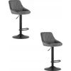 BAR CHAIR KAST Pilkas 85-105X36X34