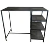 BAR TABLE GABE Juodas/Juodas 100X120X60CM