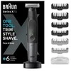 Barzdaskutė Skustuvas Braun serija XT5300 veidui + kūnui + kelionėms