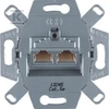 Berker Hager Jungiamasis lizdas 2 - laikas JAE 8 / 8 - greitis. Kat. 5E mechanizmas - 534555