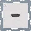 Berker GN.HDMI PRZYŁ.90ST balta B.KWADRAT
