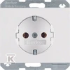 Berker K.1 Sniego Baltas Schuko Nest 47157009
