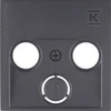 Hager 12031606, Antracito, Plastikas, Termoplastikas, Bet koks prekės ženklas, Matinis, 10 vnt.