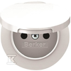Berker Hager R.1 / R.3 Kištukinis lizdas su baltu dangteliu (3965832089)