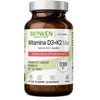 Sveikatos papildas - Biowen Vitaminai D3 + K2 MK-7, 90 Kapsulių, Be glitimo