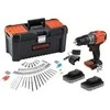 juodas+decker 18V BCD383D2TA Juodas+DECKER drill/driver