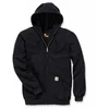 Carruzzo Carhartt Midweight Hooded ZIP Sweatshirt Juodas