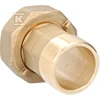 BMETERS Žalvarinės jungiamosios detalės vandens skaitikliams 6/4" komplektas.