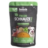 BOSCH Freshe Schnauze su kalakutiena, bolivinėmis balandomis ir špinatais – drėgnas pašaras šunims – 250g