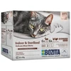 BOZITA sterilised pieces in sauce with meat multibox - wet cat food -12 x 85g