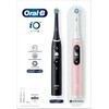 Braun Oral-B szczoteczka elektrinė iO 3 komplektas DUO Juodas&Rožinis
