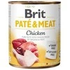 BRIT Paté & Meat su Kurczakiem - mokra karma šuniui - 800g