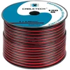 Cabletech Kabelis CCA 2x2.5mm 1m - juoda raudona