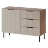 Cama Meble Cama Komoda su 2 stalčiais ALMERA 104x42x75 riešutmedžio/kašmyro spalvos