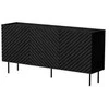 Cama Meble Cama LUCCA 3D komoda 165x40x80 juodas
