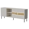 Cama Meble Cama INSERTO 3D1W komoda 190x40x80 kašmyro + LED