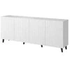 Cama Meble Komoda - Pafos 200x42x82, Balta Matinė