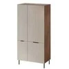 Cama Meble Cama 5 ALMERA spinta 90x52x185 riešutmedžio/kašmyro spalvos
