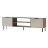 Laikiklis Cama Meble Cama ALMERA televizoriaus spintelė 180,5x42x52,5 riešuto/kašmyro