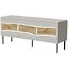 Laikiklis Cama Meble Cama INSERTO 3D TV spintelė 143,5x40x61,5 kašmyras + LED