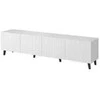 TV staliukas Cama Meble Televizoriaus Spintelė - Pafos 200x42x52, Balta