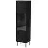 Cama Meble Cama CORTINA display cabinet 53x40x182 juodas