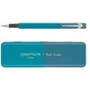 Caran D'ache Caran d`Arche Fountain Pen 849, Paul Smith Ed4, žalsvai mėlyna/plieninė F dėžutė