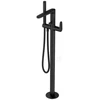 Vonios baterija Cersanit Inverto freeststanding juodas + auksinis (S951-283)