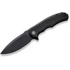 CIVIVI Praxis peilis su 9Cr18MoV geležte ir Micarta All Juodas rankena, modelis C803G