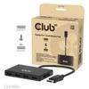 USB Club 3D šakotuvas MST (daugiasrautinis transportas) DisplayPort 1.4 su 4 DisplayPort, keturių monitorių, 4x 4K30Hz, 8K30Hz