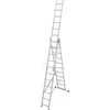 Kopėčios KRAUSE Corda, 3 x 11, universalios, aliuminės, darbinis aukštis 730cm