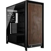 Corsair FRAME 5000D WOOD RS Midi Tower Juodas, Orzech włoski
