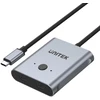 D1078A Unitek dvikryptis USB-C 4K jungiklis